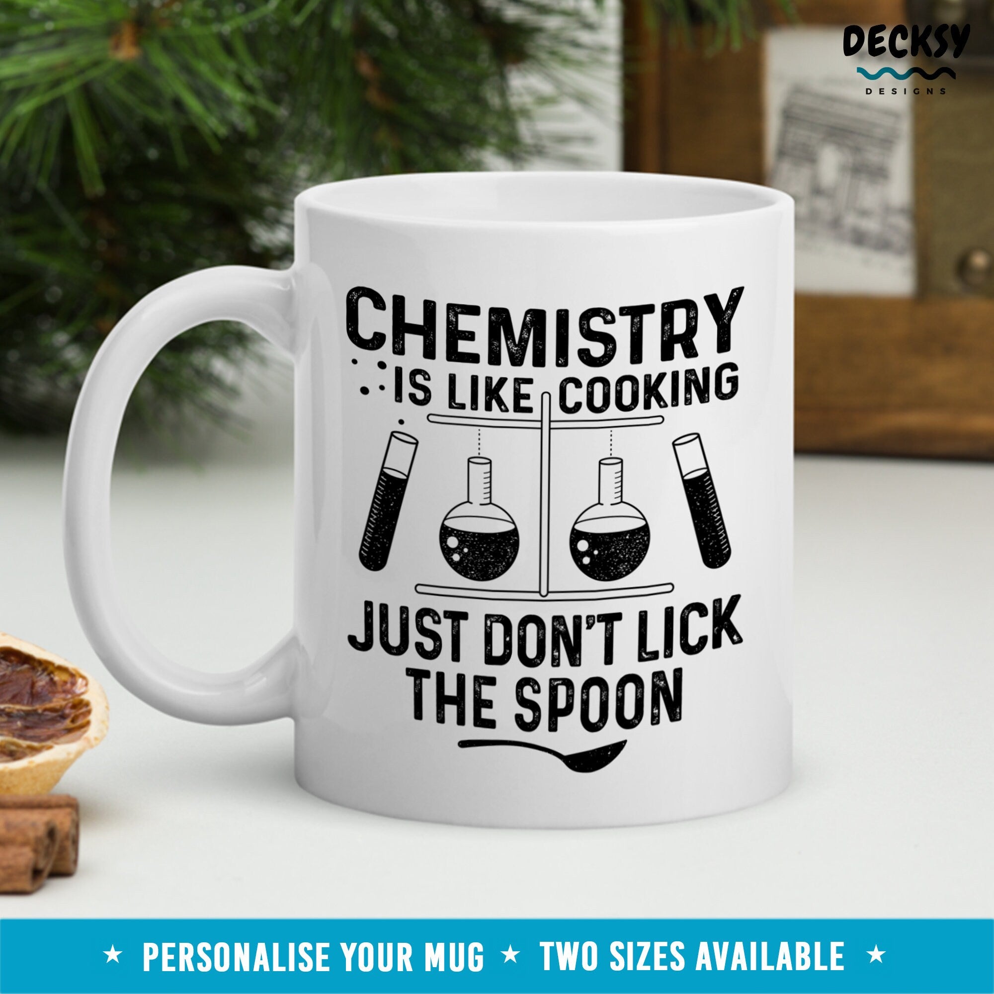 Chemistry Gift, Chemistry Mug, Funny Scientist Mug, Science Student Teacher Gift, Custom Organic Chemistry Mug, Chemistry Professor Gift Mugs by DecksyDesigns