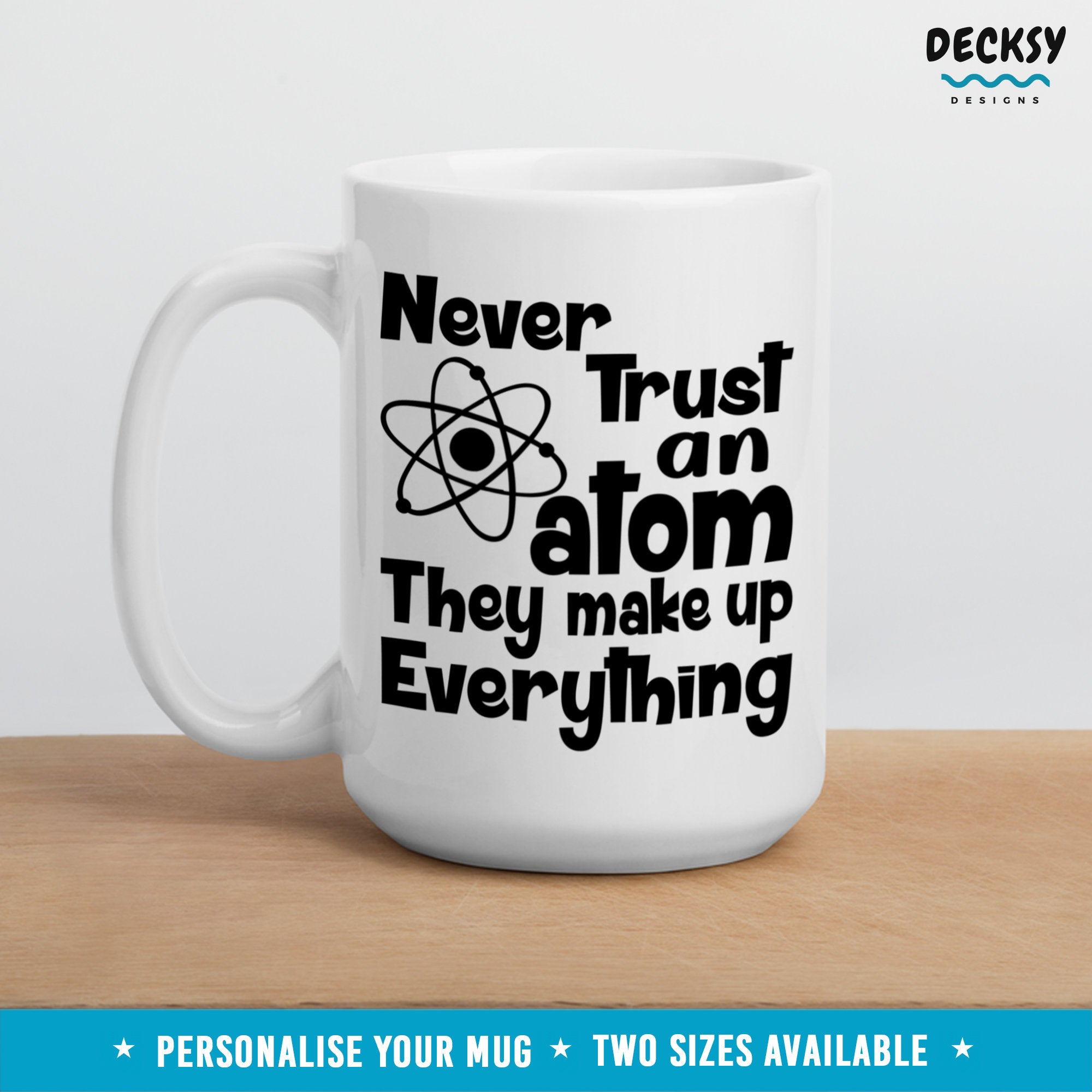 Physics Coffee Mug, Custom Gift for Physics Teacher, Funny Science Teacher Mug, Gift For Physicist, Mug For Scientist, Physics Student Mug Mugs by DecksyDesigns